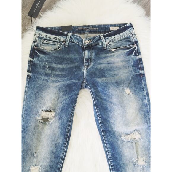 NEW Mavi Womens Ada Sexy Distressed Boyfriend Jeans - 28 Waist - Picture 7 of 9